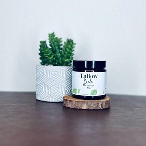 Grass Fed and Finished Tallow Balm with Castor Oil - 4oz.